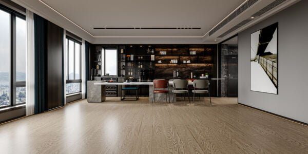 Oak Cashmere Floor in Cozy Room
