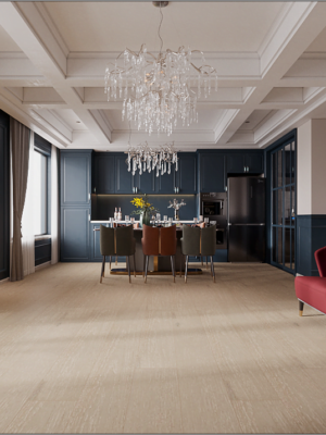 Oak Luna Floor in Contemporary Room