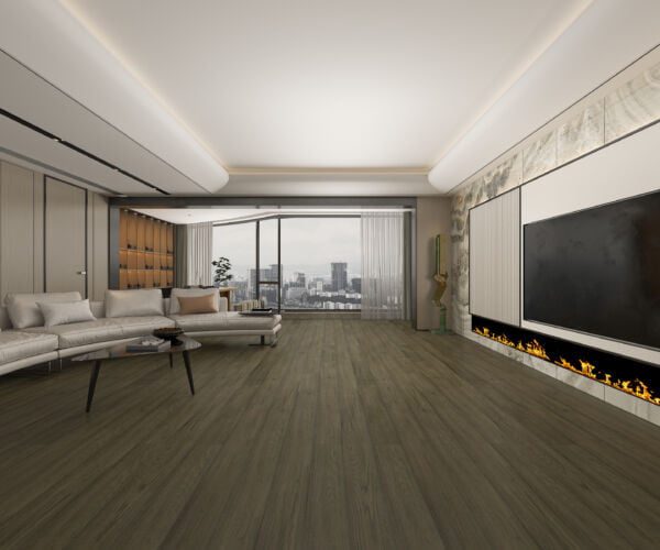 Oak Mighty Grey Floor in Living Space
