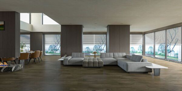 Oak-Modern Grey Staging – sleek grey in styled view