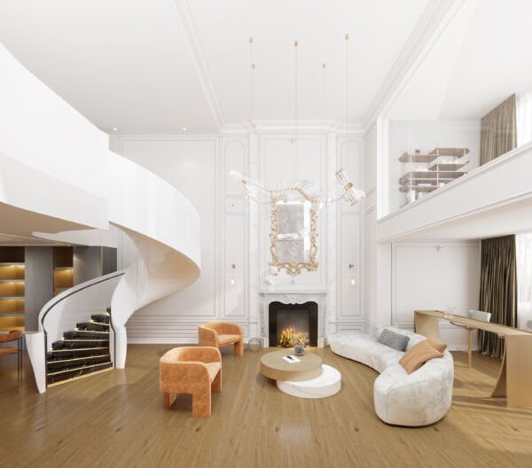 Oak Monaco Floor in Elegant Setting