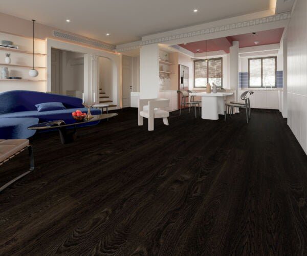 Oak Raven Floor in Stylish Room