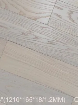 Oak French Beige flooring with soft beige wood finish.