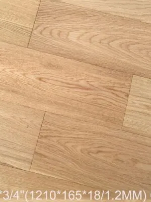 Oak Natural flooring with classic wood grain finish.