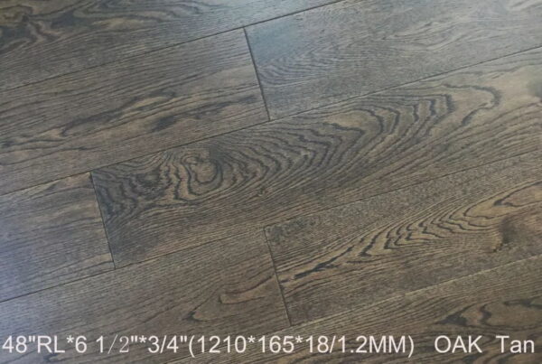 Tan flooring with smooth and neutral wood finish.