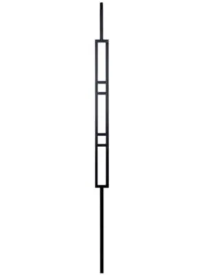 Slim Rectangle With Two Squares