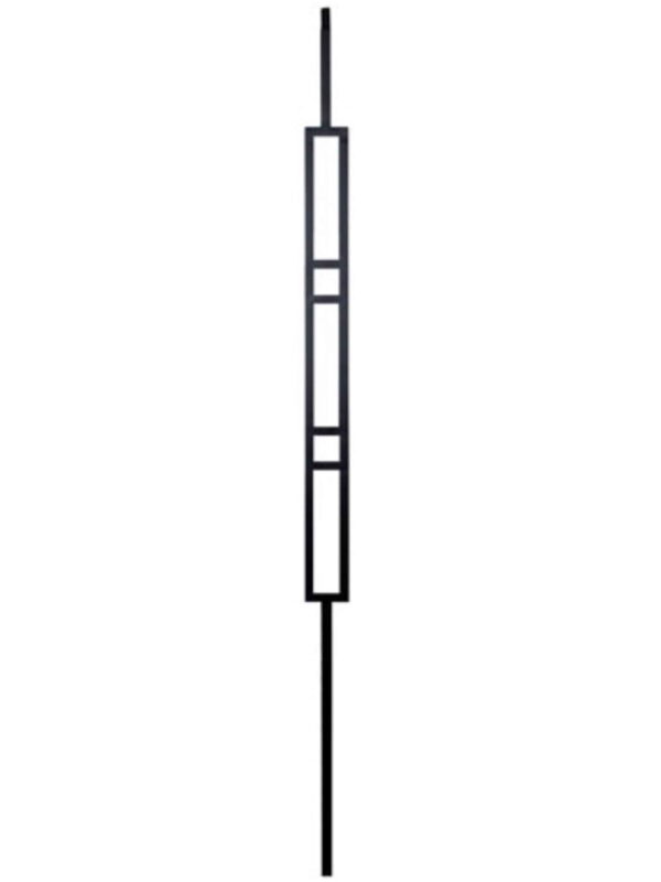 Slim Rectangle With Two Squares
