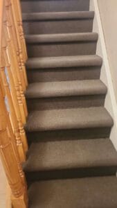carpet intallation on starirs soft and safe for kids