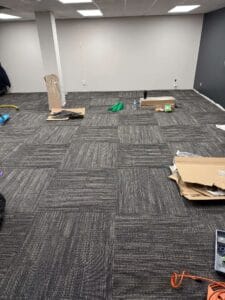 "Artisan hardwood flooring pattern design showcased in Toronto gallery"
