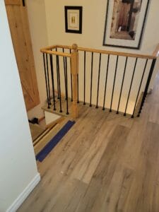 "Toronto renovation featuring new hardwood floors and open concept layout"
