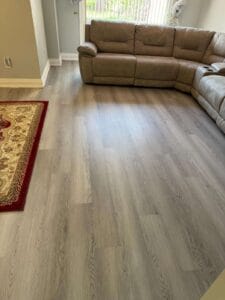 Waterproof SPC floor in kitchen