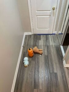 Oak SPC flooring in living room