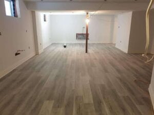 SPC flooring for basements
