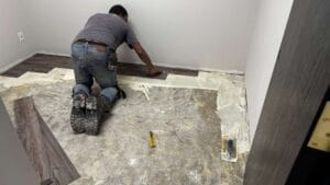 Rigid core flooring