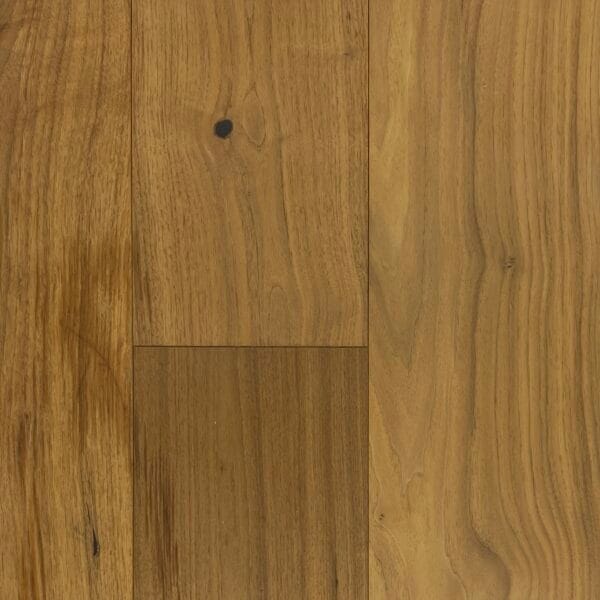 "Close-up of oak hardwood planks installed in a Toronto loft"
