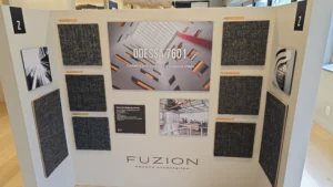 Flooring showroom with various options