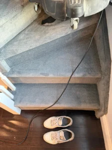 carpet is placed on stairs toronto canda