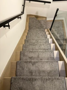 carpet is placed on stairs toronto canda