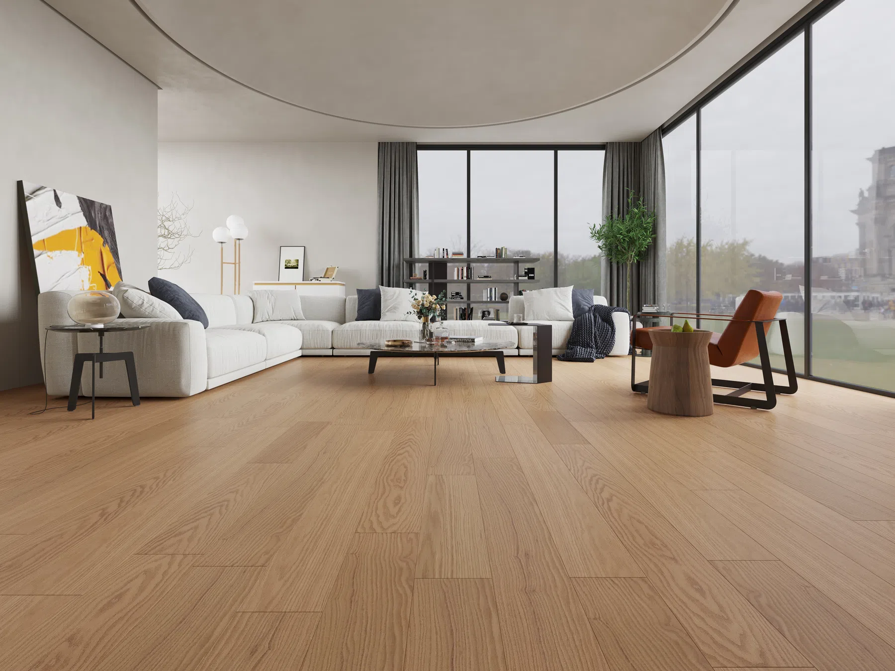 Oak Amber 1.2mm Select Plus - 6 Inch Engineered Hardwood