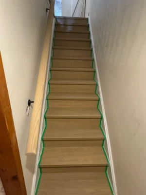 Oak Natural Straight Staircase