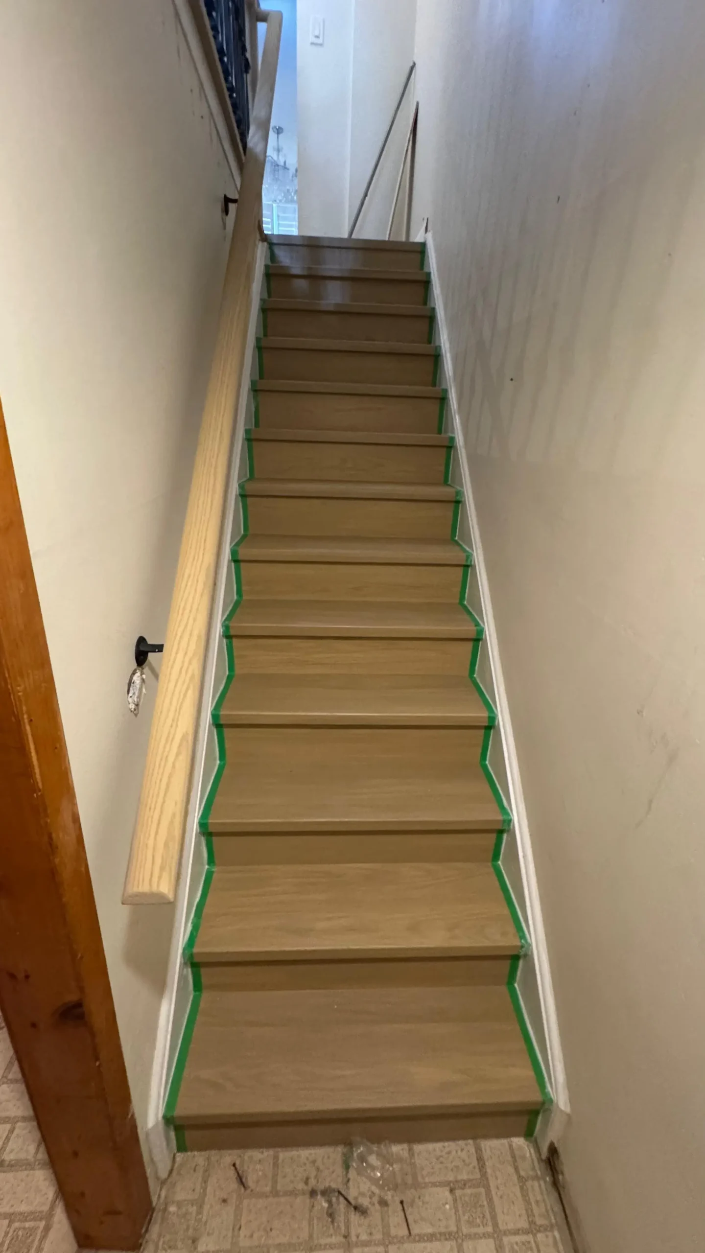 Oak Natural Straight Staircase