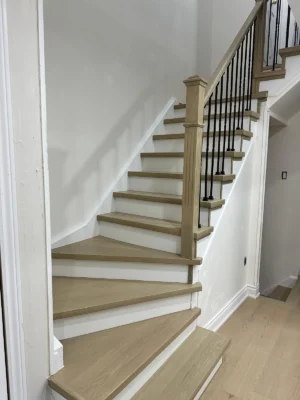 Oak Natural Winder Staircase
